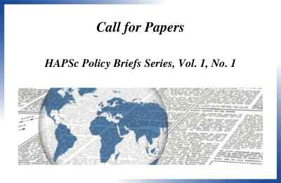Ανακοίνωση πρώτης πρόσκλησης “HAPSc’s Policy Briefs series”